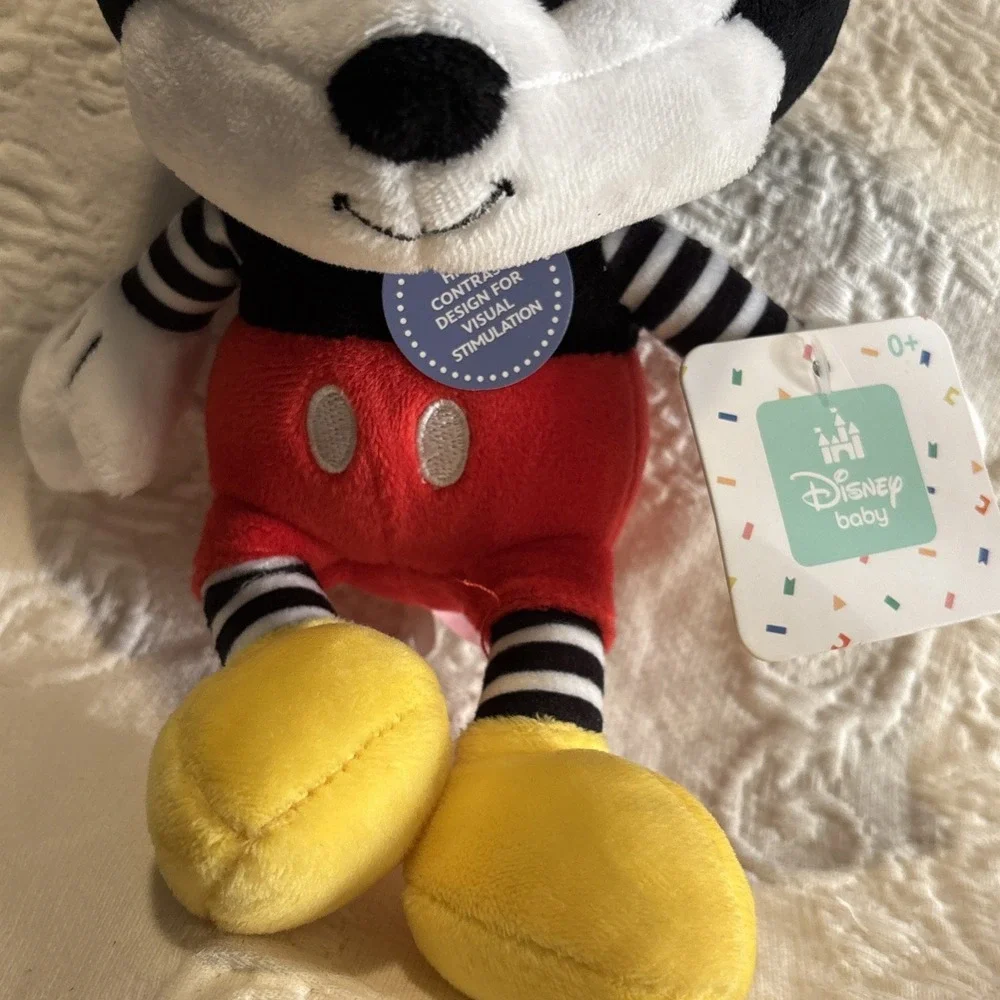 Kids Preferred Disney Baby Mickey & Minnie Mouse Plush Stuffed Animal Crinkle